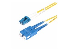 StarTech 5m [15ft] LC to SC [UPC] OS2 Single Mode Duplex Fiber Optic Cable picture