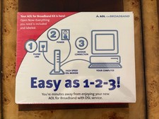 Vintage Rare AOL Broadband w/ DSL Quick Kit Modem 2002 Action-Tec NEW SEALED  picture