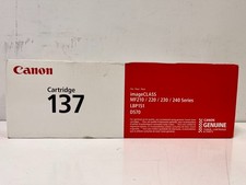 GENUINE Canon 137 Black Toner Cartridge, 9435B001, Brand New,OEM picture