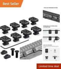 8 Pack M-LOK Pressure Switch Cable Guides - Durable Polymer Cable Management picture