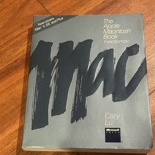 Microsoft Press Apple Macintosh Book Third Edition by Cary Lu Vintage picture