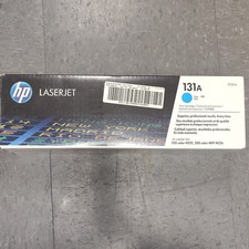 HP 131A CF211A Cyan Toner Cartridge 200 Color M251 Genuine New Open Box picture