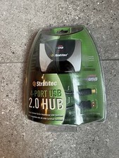 Stratitec 4 Port USB 2.0 Multi HUB W/ 6.5 Ft USB Cable New Factory Sealed picture