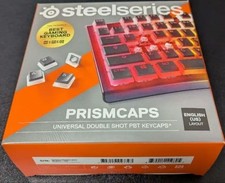 SteelSeries PrismCaps Black US PBT Keycaps Used picture