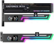 ARGB GPU Support Bracket with CPU GPU Temp Display Adjustable picture