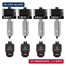 4PCS X2D/P2S Hotend, Quick Swap Hardened Steel Nozzle Print Head Hot End Replace picture