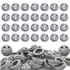 150 Pcs of 3/8-1/2 Inch Electrical Wire Box Connectors, Wire Connectors Push  picture