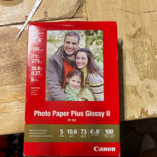 Canon Photo Paper Plus Glossy II PP-201 4x6 High-Gloss 275gsm 100 Sheets picture