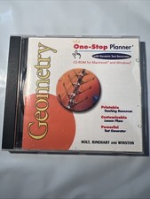 One-Stop Planner Geometry [CD-ROM] Mac & Win Compatible Dynamics Test Generator picture