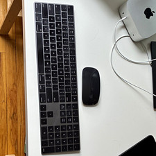 Apple Magic Keyboard & Magic Mouse 2 bundle - space gray black A1843 A1657 picture
