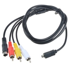 AV A/V Audio Video TV Cable Cord Lead For Sony Handycam DCR-DVD650/e/v Camcorder picture
