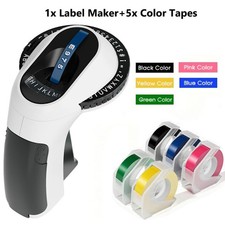 Phomemo Embossing Label Maker with 5 Color DYMO Label Tapes | Organizer Xpress picture
