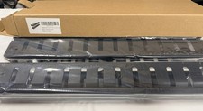 2 Pack 1U 19Inch Cable Management Horizontal Metal Rack Mount Server Black picture
