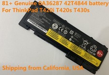 Genuine T420i T420s T430S Battery ThinkPad 0A36287 45N1143 45N1036 45N1037/81+ picture