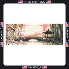 Japanese Cherry Blossom Large Gaming Mouse Pad 31.5x11.8 Inches Extended Desk picture