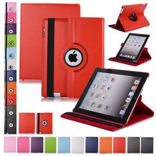 Luxury PU Leather Smart Cover 360 Rotating Holder Case For iPad Mini 4 5 picture