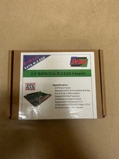 SYBA SY-ADA40087 2.5” SATA 3 to M.2 SSD Adapter *NEW FACTORY SEALED* picture
