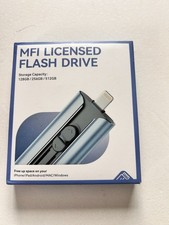 Mfi Certified Flash Drive 256GB for Iphone Thumb Drive Photo Stick, High Speed picture