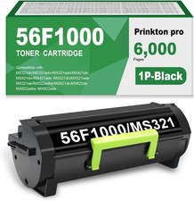 Compatible 56F1000 High Yield Black Toner Cartridge Compatible with Lexmark 56F1 picture