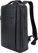 Masa Kawa Slim Genuine Leather Business Backpack 15.6