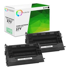 2Pk TCT Premium 37Y CF237Y Black Hi-Yield for HP M608 M609 M631 Compatible Toner picture