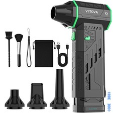 180,000 RPM Electric Compressed Air Duster, Cordless Mini Air Blower picture
