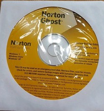 Symantec Norton Ghost system builder recovery and emergency boot CD picture