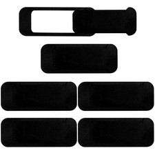 Webcam Cover Slide (6-Pack) – Extra-Large Privacy Shield for Laptop, Black picture