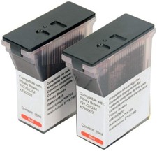 2 Compatible Red Pitney Bowes 797-0 Ink Cartridge - K780002 K721 K700 DM55 DM50 picture