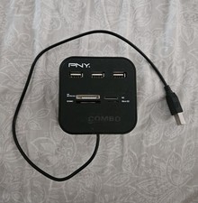 PNY Multi Slot Card Reader USB HUB 2.0 Combo Card Reader picture