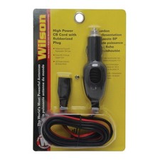 Wilson Antennas 3053CBPP High Power Cb Cord Rubberized Plug Fused 15 Amp picture
