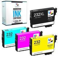 4-Pack CMYi Compatible 232XL and 232 Ink Cartridges for Epson WorkForce WF-2950 picture