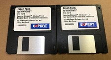 Expert Software™Expert Fonts for Windows™  Ver 3.1  1994  3.5” Disks Only picture