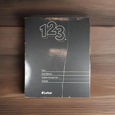 Vintage 1986 Lotus 123 Release 2.01 5.25