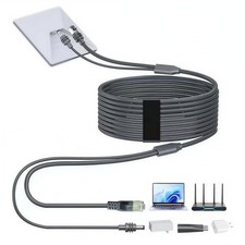 Elfcam - 5m/16.4ft 3-in-1 Cable for Starlink Mini – USB-C Power Supply + Starlin picture