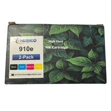 4-Pack Hirmod 910e XL Ink Cartridge HP Black Cyan Magenta Yellow New with Box picture