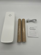 MinZhi Portable Thermal Printer A80 Wireless Printer w/ 3 Rolls PAPER 💥TESTED💥 picture