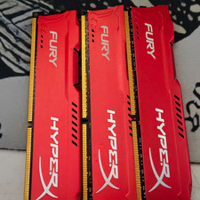 HyperX Fury 16GB (2x8GB) -(4GB) DDR3-1600 PC3-12800 DIMM Non-ECC HX318C10FRK2/16 picture