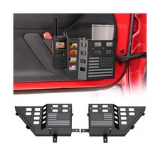 Upgraded Metal Front Door Pocket Storage Box for Jeep Wrangler JK JKU 2018 20... picture