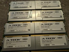 Lot of 4 A-Tech 32GB DDR3L PC3L-12800 DIMM/1600MHz 4rx4 1.35V Server RAM picture