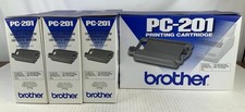 Genuine Brother Printer Toner Cartridges Model PC-201 Black Lot of 5 New picture