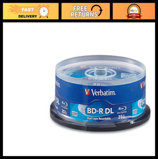 50GB Blu-ray BD-R DL 8X Recordable Discs - Double Layer 25 Pack Spindle picture