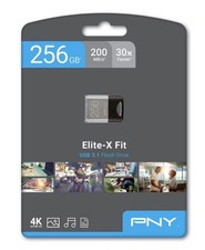 PNY - 256GB Elite-X Fit USB 3.1 Flash Drive - 200MB/s - Black - NEW picture