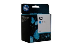 HP 82 C4911A Cyan Ink Cartridge DesignJet 500 510 800 - Genuine picture