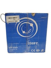 VIVO 250ft bulk Cat5e LAN Ethernet Cable UTP Cat-5e INDOOR V013 picture