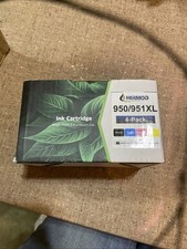 950/951XL  Ink Cartridges Combo Pack Black Cyan Magenta Yellow HP Printers 4-Pk picture