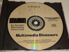 PC CD-Rom Multimedia Dinosaurs from Topics A World of Dinosaurs 1999 WIN95 picture