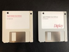 Apple Multiple Scan Software Disks Lot of 2 / Macintosh Computer Software picture