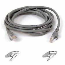 BELKIN INTERNATIONAL INC A3L791-08 8Ft Cat5E Patch Cable Utp Gray Pvc Jacket picture