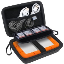 Lacdo Hard Drive Case for LaCie Rugged/Rugged Mini External Black picture